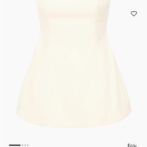 STAUD Ecru Women's Peplum Top